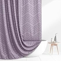 Cute Shower Curtain, Chevron Shower Curtain, Shower Curtain Modern, Purple Shower Curtain, Minimalist Showers, Cute Shower Curtains, Farmhouse Shower Curtain, Bathroom Ambiance, Curtain Modern