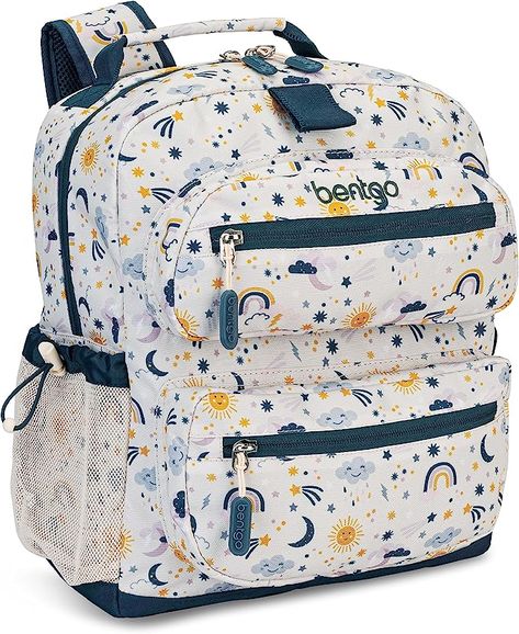 Amazon.com | Bentgo® Kids Backpack - Lightweight 14” Backpack in Unique Prints for School, Travel, & Daycare - Roomy Interior, Durable & Water-Resistant Fabric, & Loop for Lunch Bag (Unicorn) | Kids' Backpacks Bentgo Kids, Sharks For Kids, Kids Lunch Bags, Unicorn Kids, Backpack Lunch Bag, Small Blankets, Kids Backpack, Swimming Outfit, Unique Prints