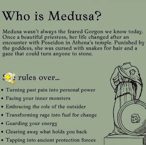 Greek Mythology Facts Medusa, Medusa Victim, Who Is Medusa, Medusa Story, Medusa Greek Mythology, Goddess Medusa, Hellenic Polytheism, Diy Makeup Vanity, Goddess Athena