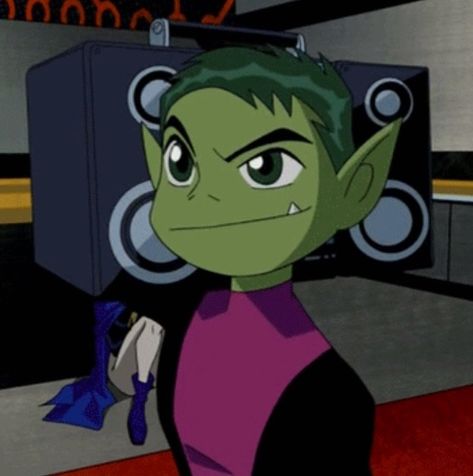 Beast Boy Teen Titans, Old Teen Titans, Raven Beast Boy, Boy Teen, Original Teen Titans, Boy Gif, Teen Titan, One Punch Man Anime, Wally West