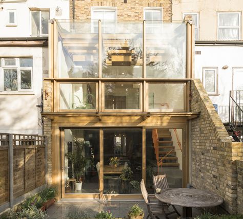 Recycled Brick, Victorian Townhouse, Brick Construction, New Staircase, Building Layout, London Townhouse, Modern Extension, Rear Extension, Industrial Architecture