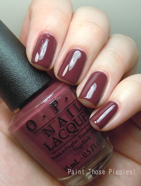 Fall Nails Opi, Opi Gel Nail Colors, Fall Nail Colors Opi, Opi Nail Polish Colors, Opi Gel Nails, Opi Polish, Mauve Nails, Opi Nail Colors, Beauty Treats