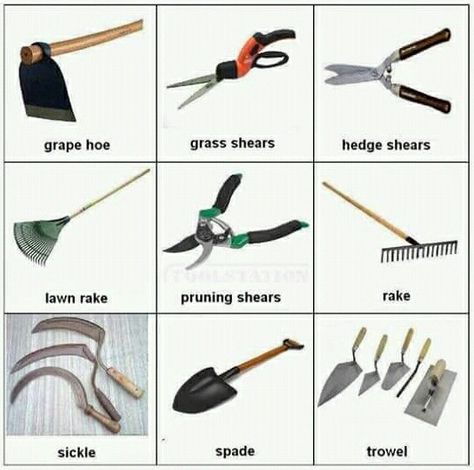 Types of tools Agriculture Tools Drawing, Types Of Tools, Farm Tools Drawing, Farm Tools And Equipment, Agriculture Tools, Cultivating Tools, Farming Tools, Gardening Tools Names, Types Of Farming