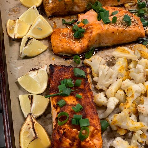 Salmon 2 Easy Ways: Roasted Tandoori Salmon and Broiled Salmon with a Miso-Maple Glaze Tandoori Salmon, Easy Dinner Desserts, Maple Glazed Salmon, Fast Cooking, Broiled Salmon, Cherry Smoothie, Easy Salmon Recipes, Recipe Sheets, Easy Salmon