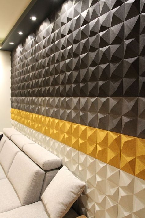 Poland Projects | Muratto | Cork Wall Design Wall Cladding Designs, Panel Molding, Sound Room, Cladding Design, Wall Panel Design, Soundproof Room, Cork Wall, Feature Walls, Acoustic Wall Panels