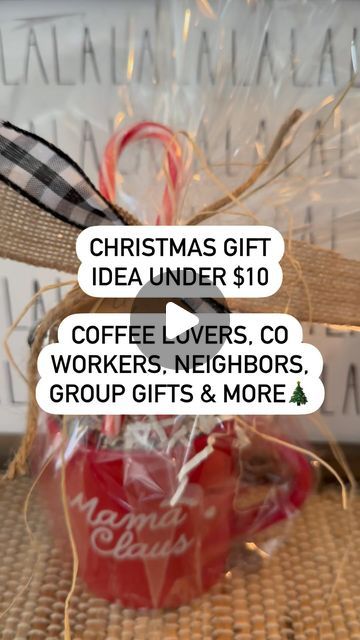 Kaycee Greer on Instagram: "Christmas gift idea under $10🎄These are great for group gifts, co workers, neighbors, gift exchanges & more! These holiday mugs are around $5 & the gift card has just enough for their next cup of coffee or hot cocoa at $5☕️ This is a fun & festive affordable gift!🖤🖤🖤🖤🖤

Comment the word MUGS the direct link to my affordable holiday mugs & mug wrapping supplies ❤️

Follow @thegiftstagram for more gift ideas, tips & more! 
.
.
.
.
#gift #gifts #giftingexperience #gifting #giftwrapping #giftwrap  #giftwrappingideas #giftwrapped #giftwrapideas #christmasgifts #christmasgift #giftstagram #holidaygift #holidaygiftwrap #gifted #giftideas #giftgiving #christmasgift #groupgift #christmasgiftideas #coworkergifts #coffeelover #coffeelovers #giftexchange #giftidea #af Cocoa Cup Gift Ideas, Christmas Mug Exchange Ideas, Mug Exchange Ideas, Mug Wrapping Ideas, Coffee Cup Gift Ideas Filled, Coffee Mug Gifts Ideas Filled, Holiday Mugs, Group Gifts, Instagram Christmas