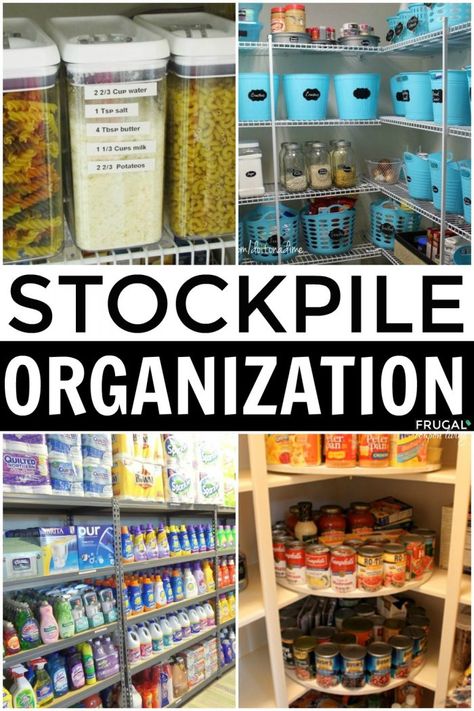 Gathering a stockpile? Accruing a large stash of goods and products can leave you in a mess. We have some of the best Kitchen Pantry Organization Ideas and Stockpile Storage Ideas to get your home organized. #FrugalCouponLiving #stockpile #pantry #pantryorganization #homeorganization #pantrydoorideas #pantryorganizationidea #storageideas #kitchen #storage #organizingideas #organizing Stockpile Pantry, Kitchen Pantry Storage Ideas, Stockpile Storage, Stockpile Organization, Foods To Stockpile, Food Stockpile, Pantry Hacks, Pantry Storage Ideas, Fishing Cupcakes