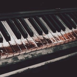 Blood Splatter Aesthetique, Blood In The Snow, Blasphemy Aesthetic, Blood In Snow, Snow And Blood, Blood On Snow, Music Is My Life, Blood Art, Piano Man