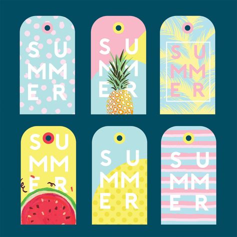 Summer Gift Tags, Summer Calligraphy, Summer Sale Poster, Poster Easy, Summer Kids Party, Watermelon Vector, Fruit Sketch, Summer Sale Banner, Mix Fruit