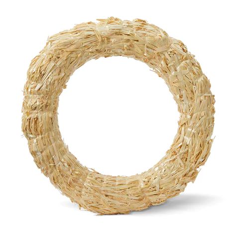 Decorative Straw Wreath by Ashland® | Michaels Feather Light Shade, Straw Wreaths, Natural Wreaths, Straw Wreath, Winter Holiday Crafts, Wreath Rings, Harvest Decor, Harvest Decorations, Floral Craft