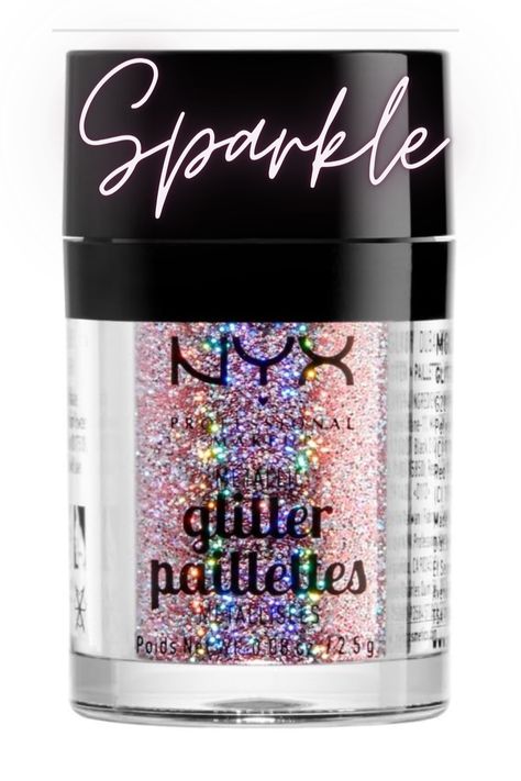 NYX + NYE = Perfection! Nyx Glitter Primer, Makeup Metallic, Nye Celebration, Rave Accessories, Makeup Setting Spray, Loose Glitter, Body Glitter, Sparkle And Shine, Makeup Items