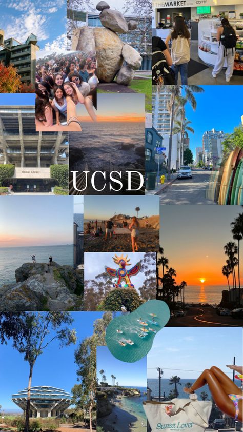 College Vibes, University Of San Diego, College Vision Board, Manifesting Vision Board, College List, Top Places To Travel, School Choice, Dream College, Freshman College