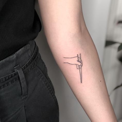 Dumpling Tattoo, Visionary Tattoo, Inking Art, Artistic Tattoos, Dynamic Tattoo, Minimalist Tattoo Meaning, Line Tattoo Ideas, Crazy Tattoos, Shape Tattoo