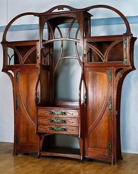 Nouveau Furniture, Art Nouveau Interior, Unusual Furniture, Art Nouveau Furniture, Welsh Dresser, Art Nouveau Architecture, Decorative Ideas, Art Nouveau Design, Funky Furniture