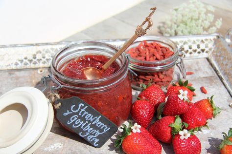 Goji Berry Recipes, Berry Jam Recipe, Jam Strawberry, Berry Recipes, Berry Jam, Goji Berry, My Recipes, Jams & Jellies, Jam Recipes