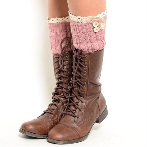 Nwt Boot Leg Warmers With Lace Button Accent Boot Leg Warmers, Socks For Boots, Cute Leg Warmers, Cozy Brown Leg Warmers For Fall, Brown One-size Leg Warmers For Fall, Cozy Brown Leg Warmers, Cottagecore Leg Warmers, Leg Warmers Knitting Pattern, Fairy Grunge Leg Warmers