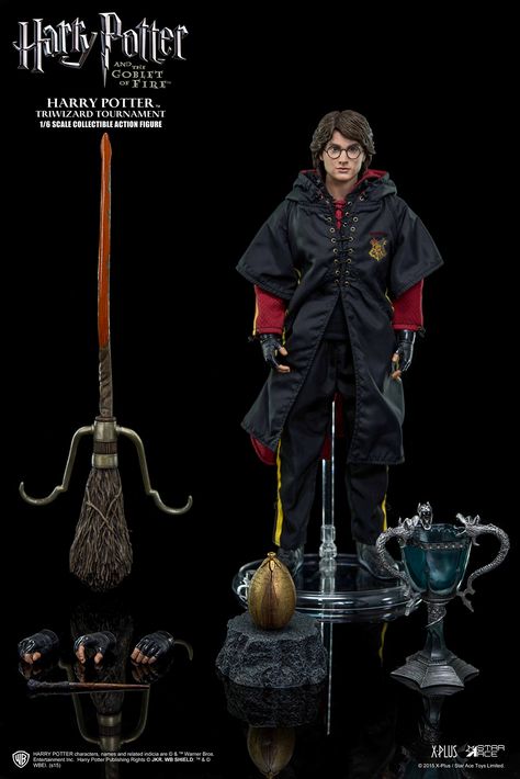 Star Ace Toys Harry Potter and the Goblet of Fire: Harry Potter Triwizard Version Action Figure 1:6 Scale -- You could learn more information at the link of the photo. (This is an affiliate link). #harrypotter Harry Potter Triwizard Tournament, Triwizard Cup, Harry Potter Action Figures, Harry Potter Goblet, Harry Potter Toys, Harry Potter Dolls, Triwizard Tournament, Four Movie, Favourite Movie