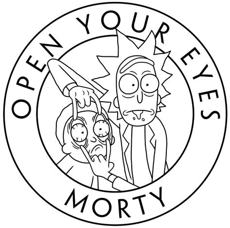 Rick and Morty Coloring Pages - Best Coloring Pages For Kids Rick And Morty Coloring Pages, Rick And Morty Coloring, Morty Drawing, Rick And Morty Tattoo, Rick And Morty Drawing, Rick And Morty Stickers, Rick And Morty Poster, Rick E Morty, Rick Y Morty