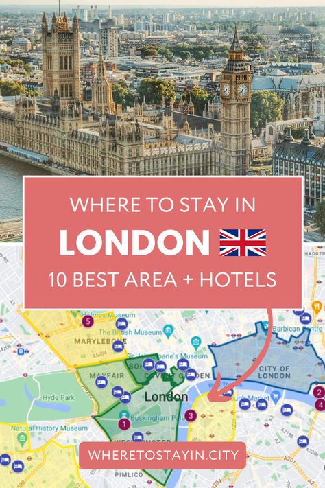 I’ve written a comprehensive guide to the best area to stay in London to help you choose the perfect place to suit your travels. via @alltravelmaps London Honeymoon, Places To Stay In London, Where To Stay In London, London Sightseeing, London England Travel, London Neighborhoods, Westminster London, Hyde Park London, London Vacation