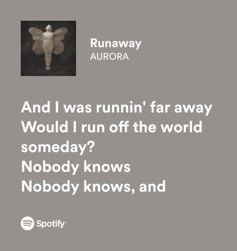 Aurora Runaway Lyrics, Runaway By Aurora, Percy Jackson Quiz, Runaway Song, Aurora Lyrics, Runaway Lyrics, Runaway Aurora, Lana Del Rey Lyrics, Lyrics Aesthetic