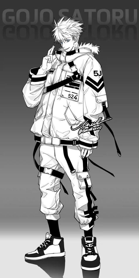 Techwear Drawing, Techwear Character Design, Techwear Art, Techwear Anime, Anime Techwear, Cyberpunk Outfit, Outfit Drawing, Ninja Outfit, Cyberpunk Clothes