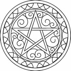 Pentacle Coloring Pages Coloring Pages Pagan Drawings, Pagan Art Drawings, Pagan Embroidery, Urban Threads Patterns, Pentagram Embroidery, Pagan Images, Pentacle Art, Embroidery Paper, Embroidery On Paper