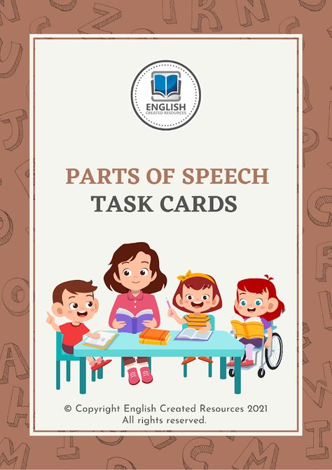 Parts of Speech ( 40 Task Cards With Answers ) English Created Resources. Free English Worksheets and Teaching Resources English Created Resources, Free English Worksheets, Connecting Words, Task Cards Free, Shape Activities, Shape Activities Preschool, Vocabulary Flash Cards, Sentence Examples, Prepositional Phrases