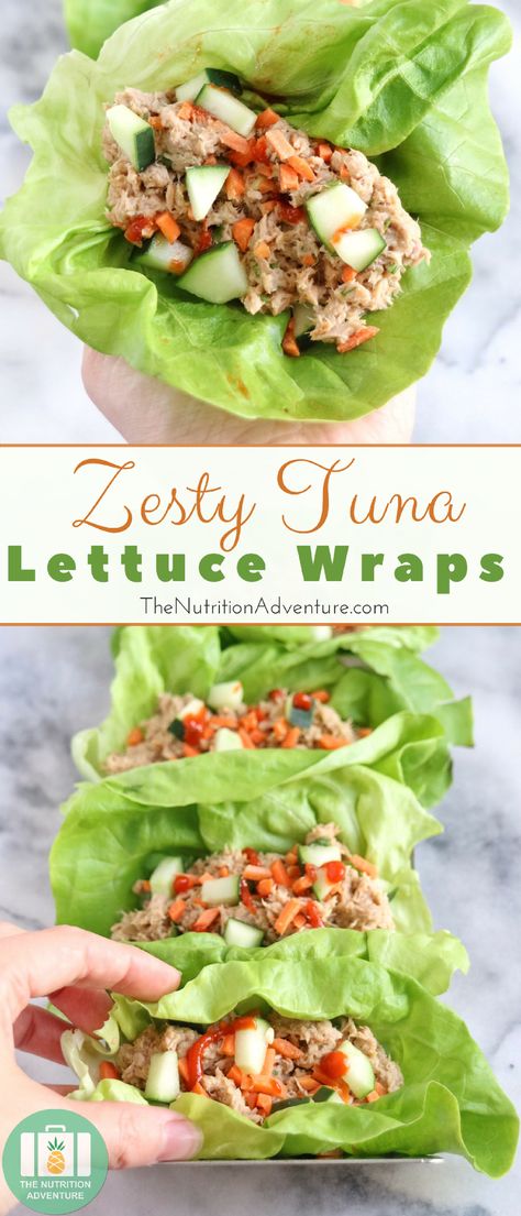 Tuna Fish Lettuce Wraps, Lettuce Wraps Ham, Lettuce Meals, Breadless Sandwich, Refreshing Meals, Tuna Salad Sandwiches, Tuna Lettuce Wraps, Salat Wraps, Avocado Tuna