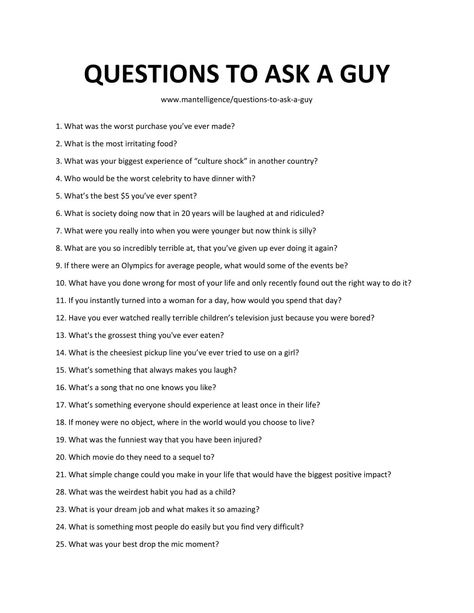 110 Good Questions to Ask a Guy - Start a conversation with your bros! Late Night Questions To Ask, Late Night Conversations Topics, Late Night Questions, Weird Questions To Ask, Convo Starters, Questions To Ask People, Tutoring Flyer, Truth Or Truth Questions, Deep Conversation Topics