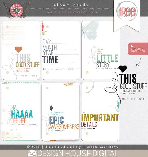 Free Album Cards Project Life Baby, Project Life Free, Project Life Freebies, Printable Journal Cards, Digital Project Life, Project Life Printables, Project Life Scrapbook, Project Life Layouts, Scrapbooking Journal