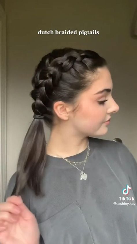 Goddess Knotless Braids, Goddess Knotless, Braided Pigtails, Hairstyle Braids, Hair Style Vedio, Cute Quick Hairstyles, Easy Hairstyles For Thick Hair, Ponytail Hairstyles Easy, Easy Hairstyles For Medium Hair