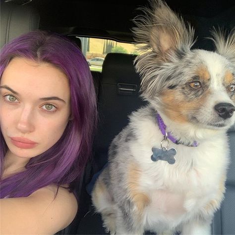 Olivia O Brien Purple Hair, Olivia O'brien Aesthetic, Bee Königswasser, Was It Even Real, Olivia Obrien, Love On The Brain, Fallen Star, Raven Queen, Hair Icon