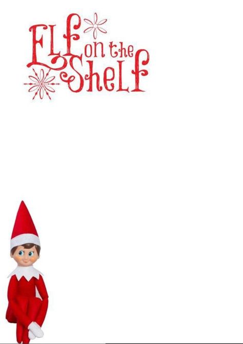 Elf On Shelf Notes, Elf On Shelf Printables, Elf On Shelf Letter, Learning Numbers Preschool, Custom Fabric Labels, Elf Ideas Easy, Awesome Elf On The Shelf Ideas, Elf Activities, Elf Antics