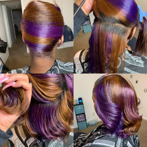 Purple Locs, Coily Hair Care, Diy Hair Wig, Bold Hair Color, Hair Color Crazy, Creative Hair Color, Dyed Natural Hair, Hair Color Purple, Hair Color Techniques