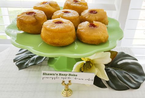 Watch Party Snacks, Psych Party, Bridal Shower Party Ideas, Cucumber Sandwiches, Shower Party Ideas, Pineapple Upside, Pineapple Upside Down, Cupcake Pan, Breakfast At Tiffanys