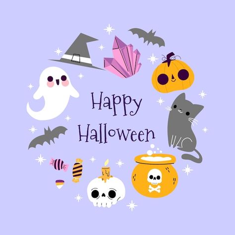 Pink Halloween Printable Free, Pasteles Halloween, Spooky Background, Patterns Halloween, Happy Halloween Pictures, Halloween Pink, Pastel Halloween, Halloween Background, Western Wallpaper Iphone