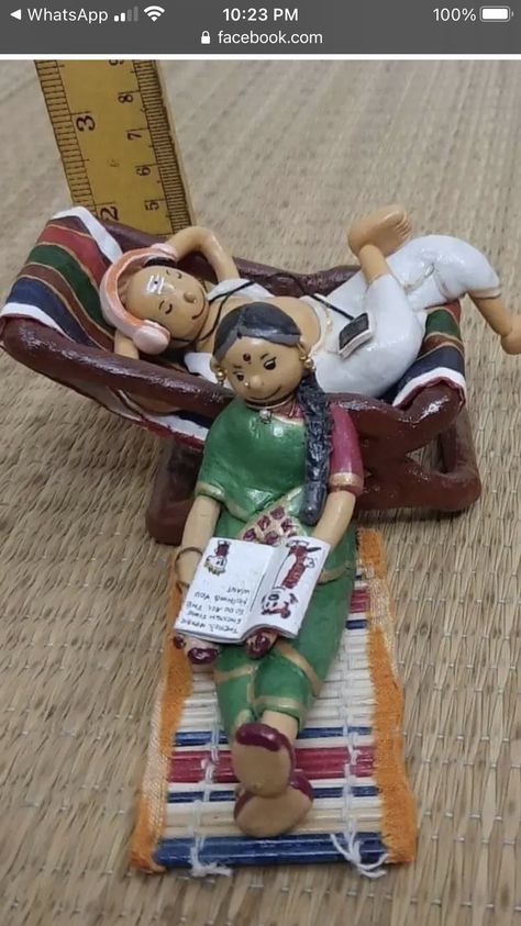 Golu Ideas Navaratri, Diy Golu Dolls, Bommala Koluvu, Mesh Curtain, Newspaper Crafts Diy, Indian Miniature, Diy Diwali Decorations, Homemade Dolls, Doll House Crafts