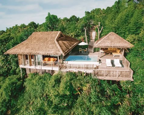 Honeymoon Locations, Eco Hotel, Bamboo House, Pool Villa, Thatched Roof, Tropical House, Phuket Thailand, Koh Samui, Tree Houses