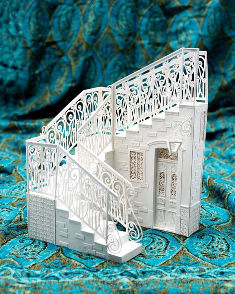 Paper Models House, Craft Ideas For Beginners, Paisley Background, Flower Games, Driftwood Art Diy, Paper Architecture, Architectural Sculpture, Paper Engineering, Paper Sculptures