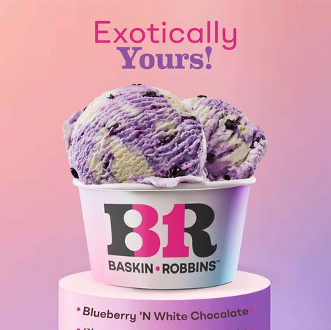 Ice Cream Baskin Robbins, Baskin Robbins Ice Cream, White Chocolate Ice Cream, Ice Cream Poster, Reference Ideas, Baskin Robbins, Chocolate Ice, Ice Creams, Chocolate Ice Cream