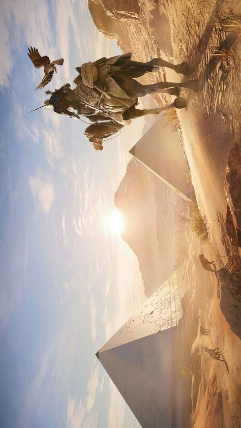 Assassin's Creed Origins 3D Wallpapers: Immerse in Stunning Virtual Realms! Assassins Creed Origins Art, Assassins Creed Egypt, Assassins Creed Origins Wallpaper, Ac Origins Wallpaper, Assassins Creed Wallpapers, Assassin's Creed Origins Wallpaper, Egyptian Drawings, Assassin's Creed Wallpaper, Assassin's Creed Origins