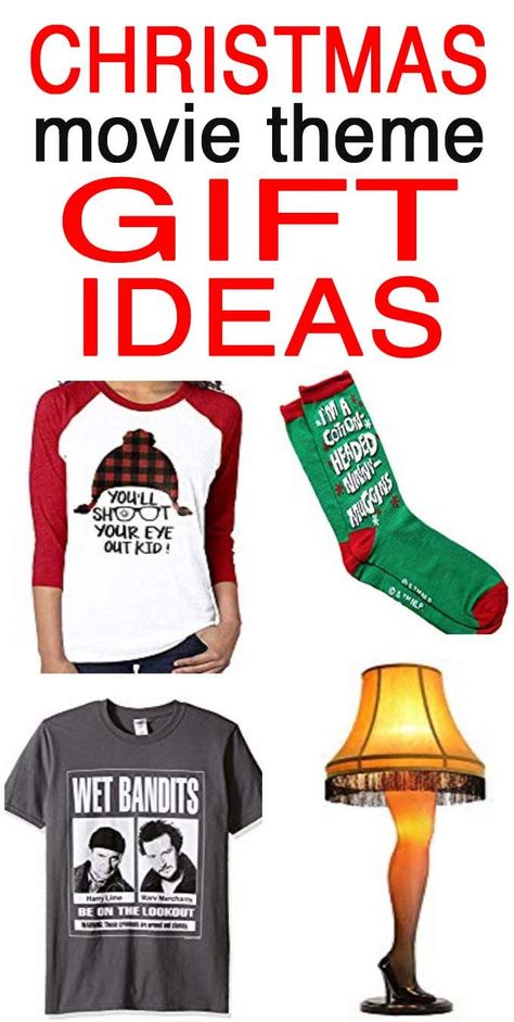 Do you know anyone that LOVES Christmas movies? Maybe one of their favorite Christmas movies has some pretty cool gift ideas. Gift them a unique present for Christmas.  We found  40+ awesome Christmas movie-theme gifts! Movie themed gifts are from the following movies: A Christmas Story Elf Movie Home Alone It’s a Wonderful Life The... Family Christmas Pajamas Movie Theme, Christmas Movie Gift Ideas, Christmas Movie Themed Gifts, Christmas Vacation Pajamas, Movie Gift Ideas, Christmas Vacation Gifts, Clark Griswold Christmas Vacation, Griswold Christmas Vacation, Advent Ideas