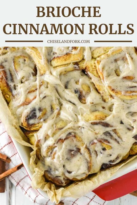 Buttery Cinnamon Rolls, Brioche Cinnamon Buns, Brioche Cinnamon Rolls Recipe, Unique Cinnamon Rolls, Cinnamon Rolls With Pecans, Brioche Cinnamon Rolls, Overnight Cinnamon Rolls, Brioche Dough, Strawberry Pop Tart