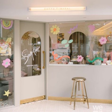 Cute Store, Cafe Shop Design, Cute Nail, Cafe Interior Design, Aesthetic Pastel, Cafe Shop, Nail Shop, Aesthetic Themes, Cafe Interior