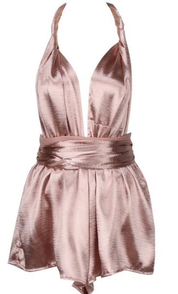 Satin Outfit Ideas, Lily Silk, Stage Video, Jumpsuit Pink, Romper Designs, Satin Romper, Silk Romper, Silk Clothes, Pink Romper