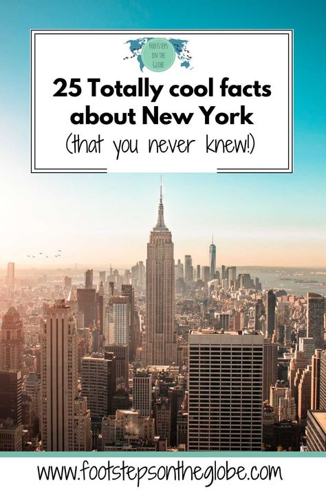 New York is a firm favourite amongst travellers and one of my all-time favourite cities too! It has such a diverse and interesting history that I’ve put together a few of my favourite facts about New York that all travel nerds will absolutely love! New York Lingo, Songs About New York, New York Facts, New York Times Books, New York Movie Locations, You Never Know, Interesting History, Big Apple, Favorite City