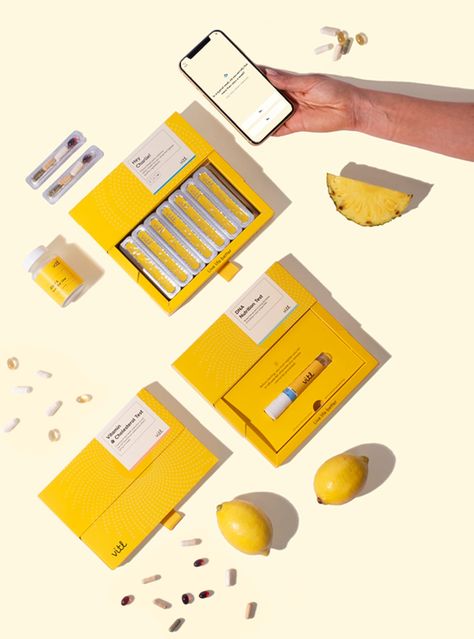 Personalised vitamins, DNA kits, blood tests & more | Vitl Product Packaging Box, Pr Kit, Medical Packaging, Supplements Packaging, Honey Packaging, Modern Packaging, Skincare Packaging, Food Gallery, Luxury Branding Design