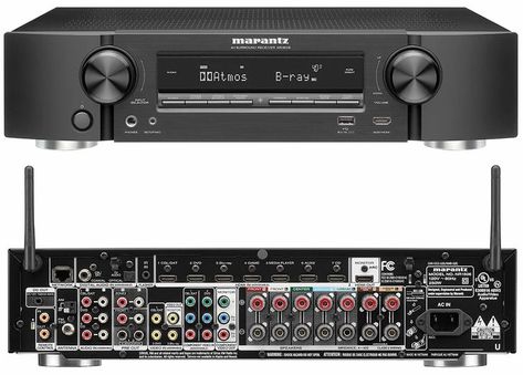 The Marantz NR1506 and NR1606 Slim-Profile Receivers - First Look Turntable Shelf, Marantz Receiver, Home Theater Receiver, Audio Studio, Home Theater Setup, Home Tech, Home Theater System, Nailed It, Surround Sound