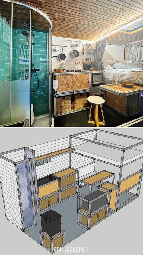 Ambulance Camper Conversion Floor Plan Ambulance Camper Conversion, Ambulance Conversion Interior, Bus Conversion Floor Plans, Ambulance Camper, Ambulance Conversion, Enclosed Trailer Camper, Game Room Chairs, Skoolie Conversion, Van Builds