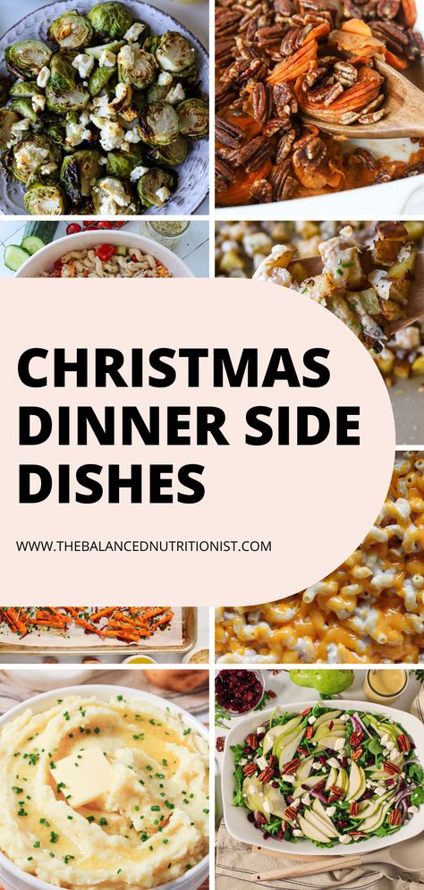 Looking for Christmas dinner side dishes? These ideas are healthy, easy, and perfect for a crowd. From Christmas sides to holiday dinner recipes, you’ll find the best Christmas side dishes to complete your easy Christmas dinner. Don’t miss these Christmas dinner ideas for delicious sides for Christmas! Dinner Ideas For Christmas, Christmas Dinner Themes, Holiday Dinner Ideas, Christmas Eve Dinner Menu, Holiday Dinner Sides, Healthy Holiday Side Dishes, Healthy Holiday Sides, Christmas Dinner Side Dishes, Christmas Dinner Sides